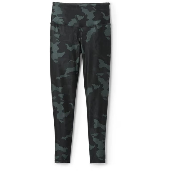 prAna Layna High Rise Athletic Work Out Legging Black Camo size XL NEW $89 - Picture 1 of 5
